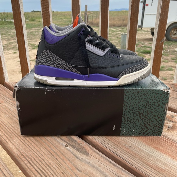 Jordan 3 Court Purple Size 8.5 main image 9